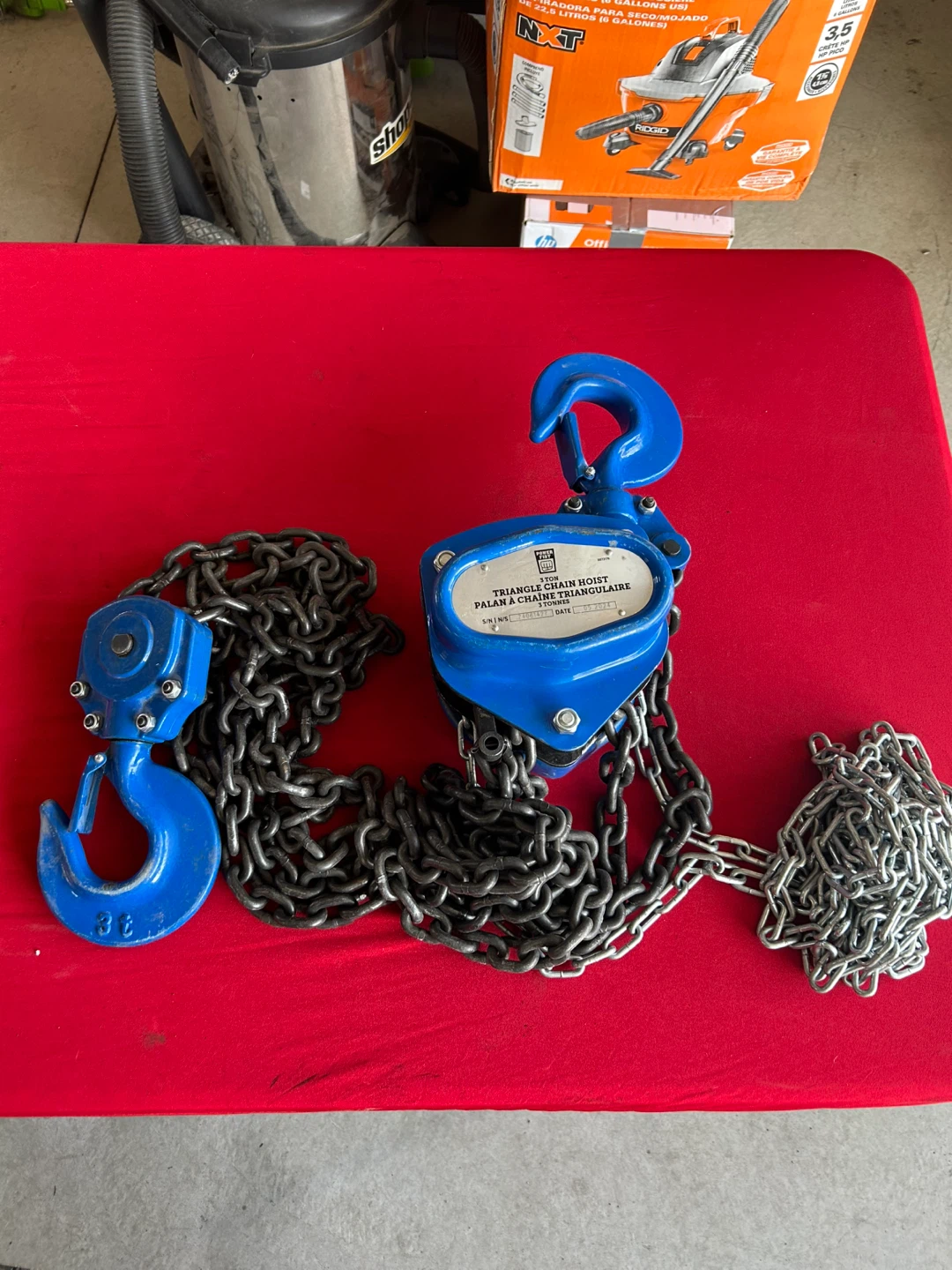 Power Fist 3 Ton Triangle Chain Hoist