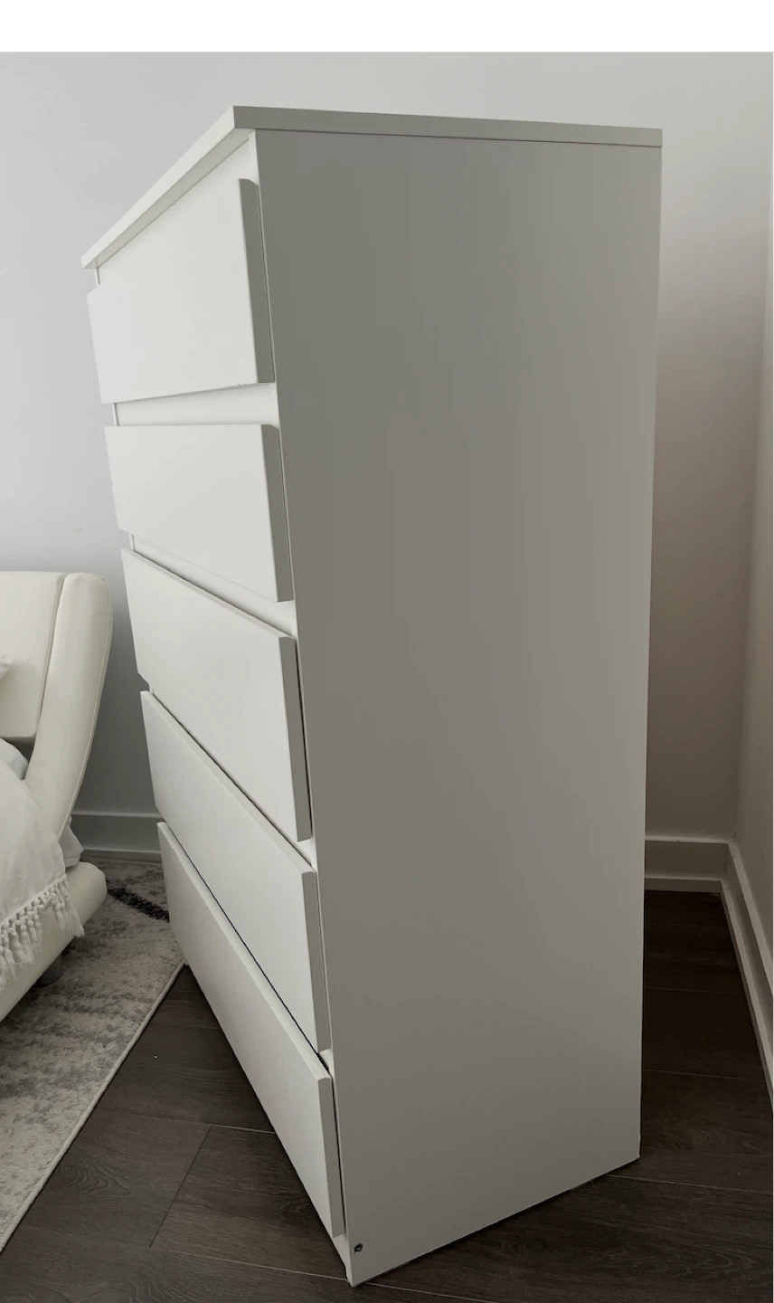 IKEA 5-Drawer Chest by Kullen, White - photo 2