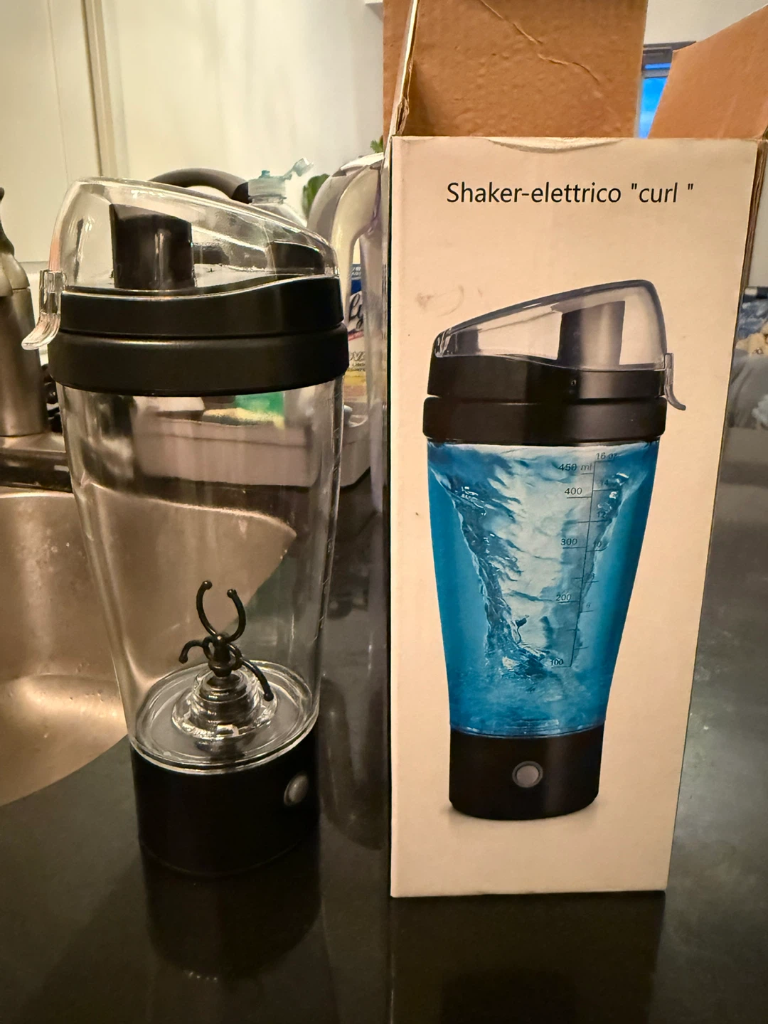Electric Shaker Bottle "curl"