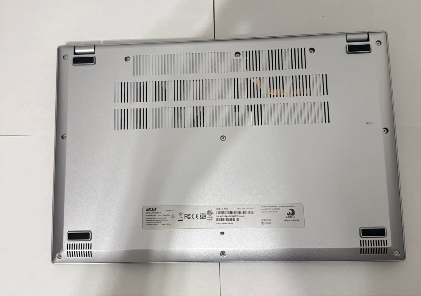 Acer Aspire 3 15 Laptop Ryzen 3 7320U 8 GB 128 SSD FIRM PRICE - photo 4