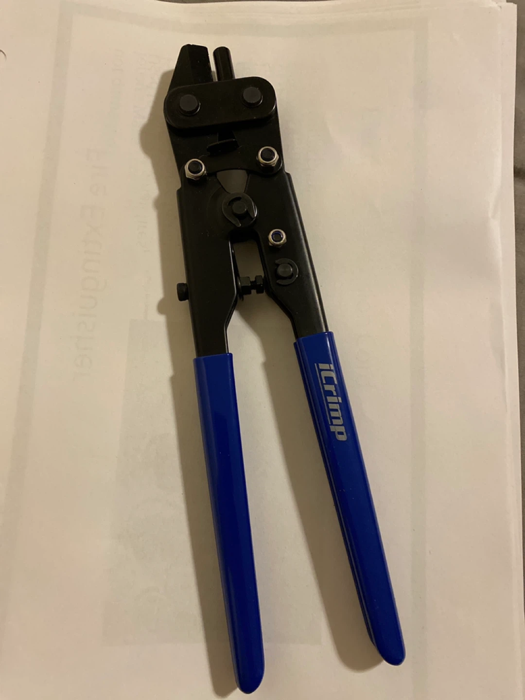 Icrimp pex ring removal tool half inch to 1 inch adjustable tool