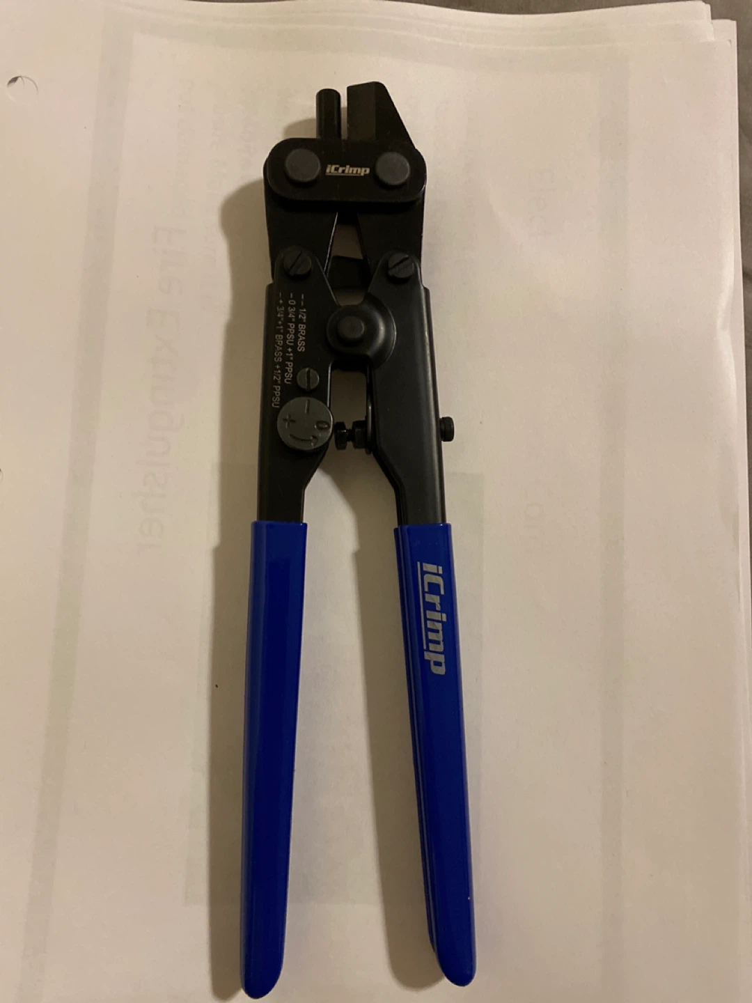 Icrimp pex ring removal tool half inch to 1 inch adjustable tool - photo 2