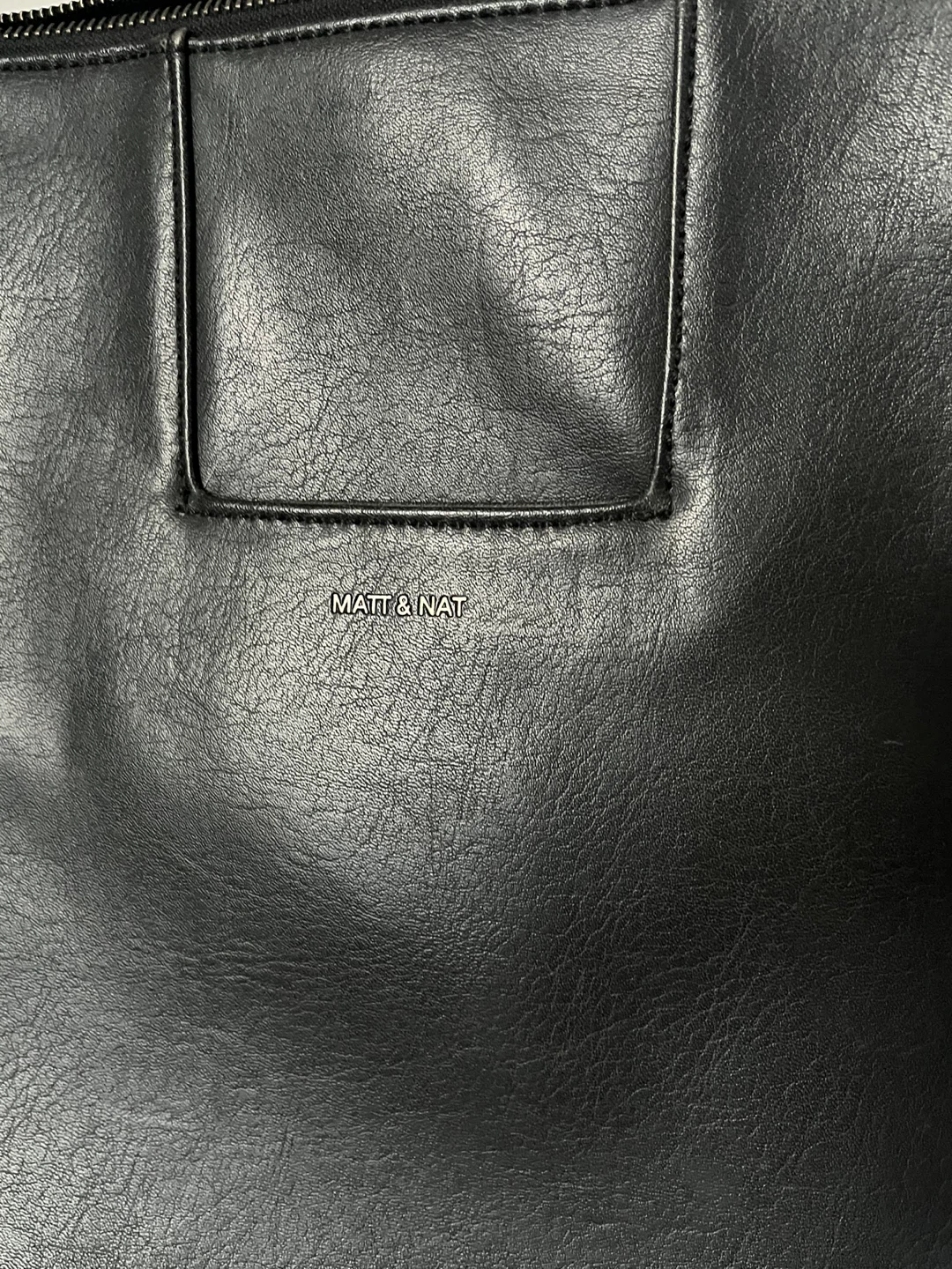 Matt & Nat Black Faux Leather Backpack - photo 4