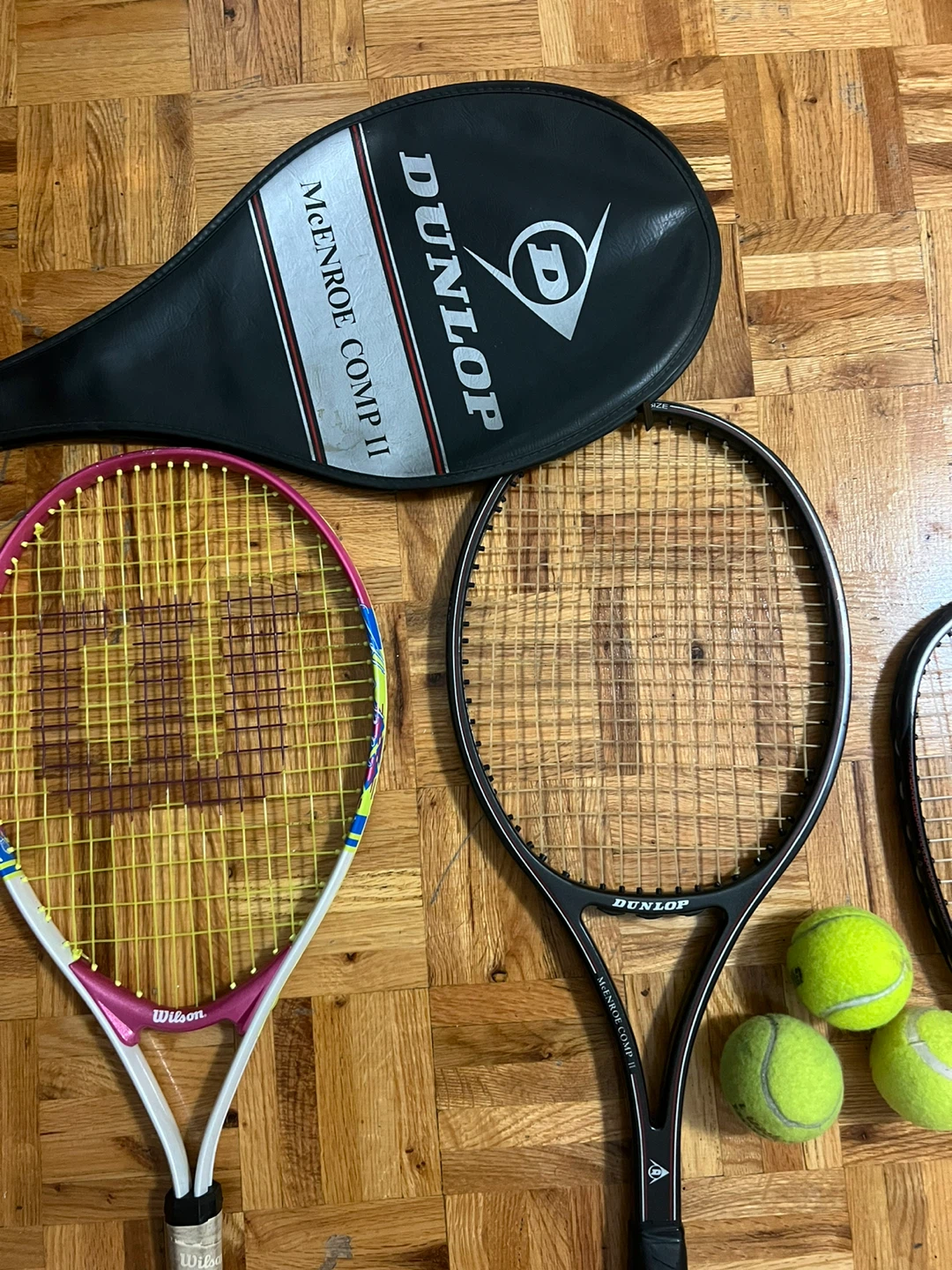 US Open Tennis Bag with 3 Racquets and 3 tennis balls - photo 2