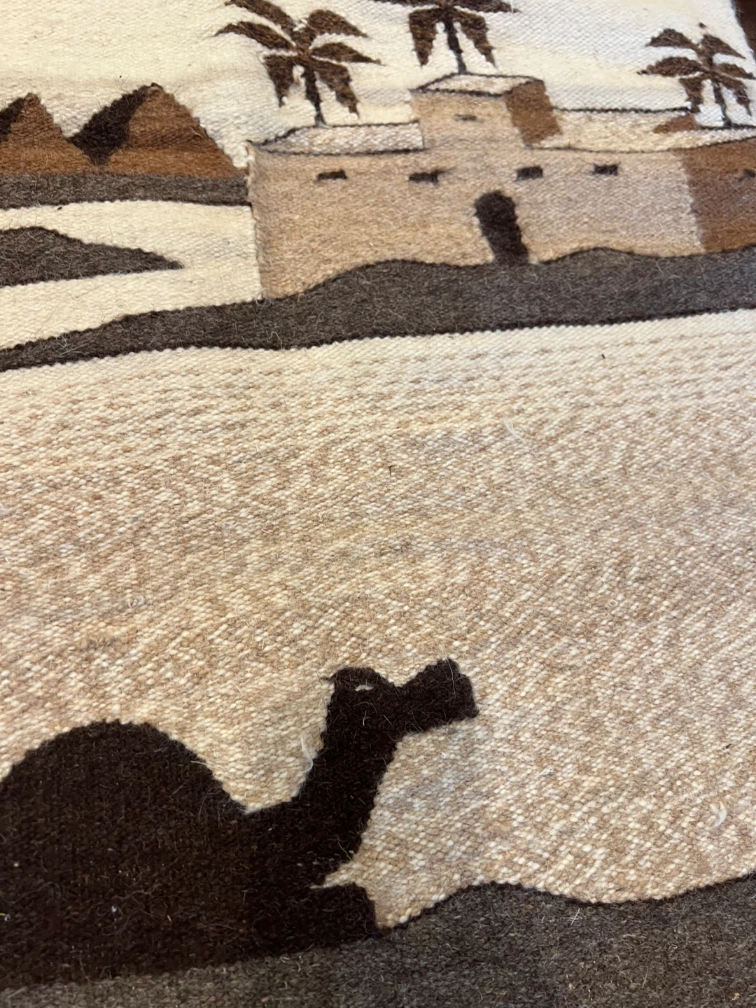 Vintage Artisan Wool Kilim/Textile Art - photo 5
