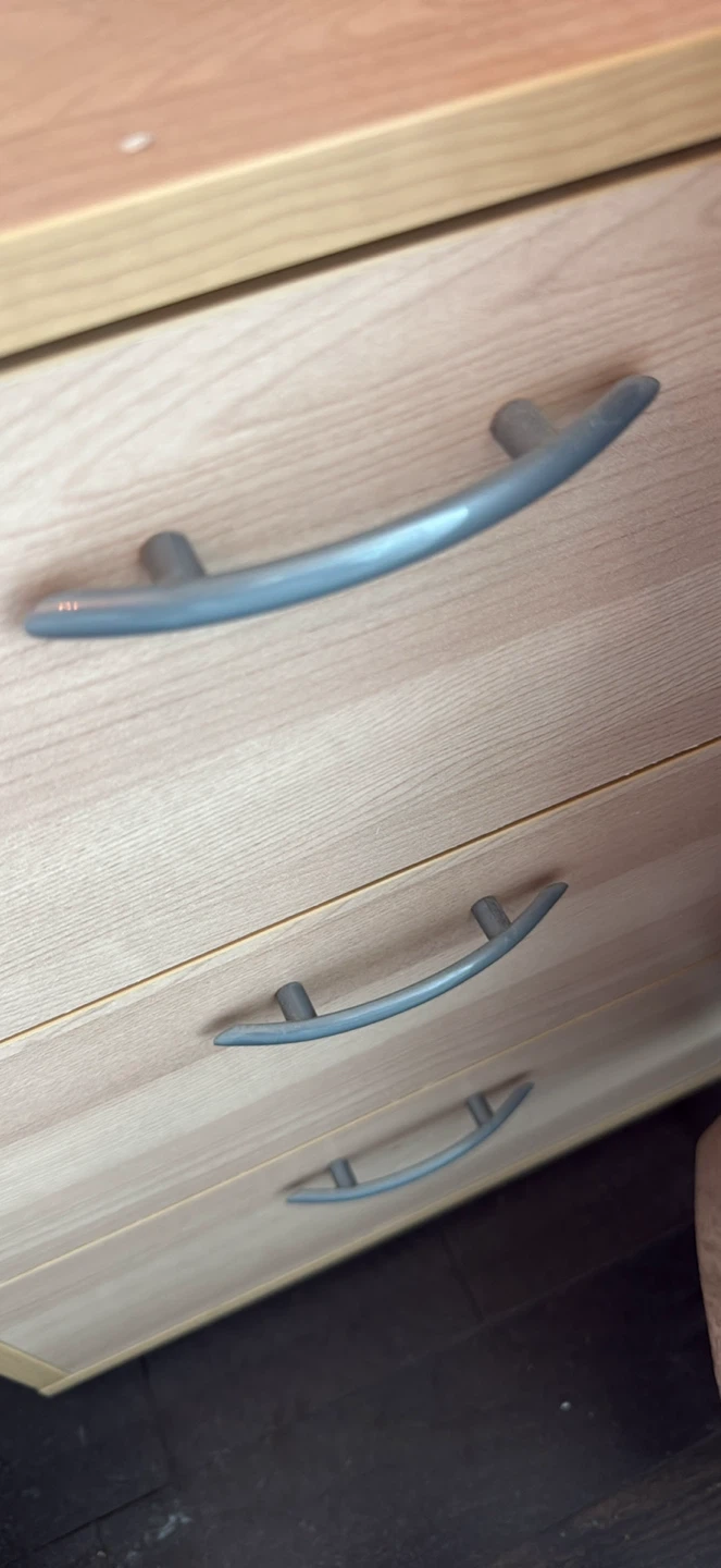 3 Drawer Wood Filing Cabinet - photo 2