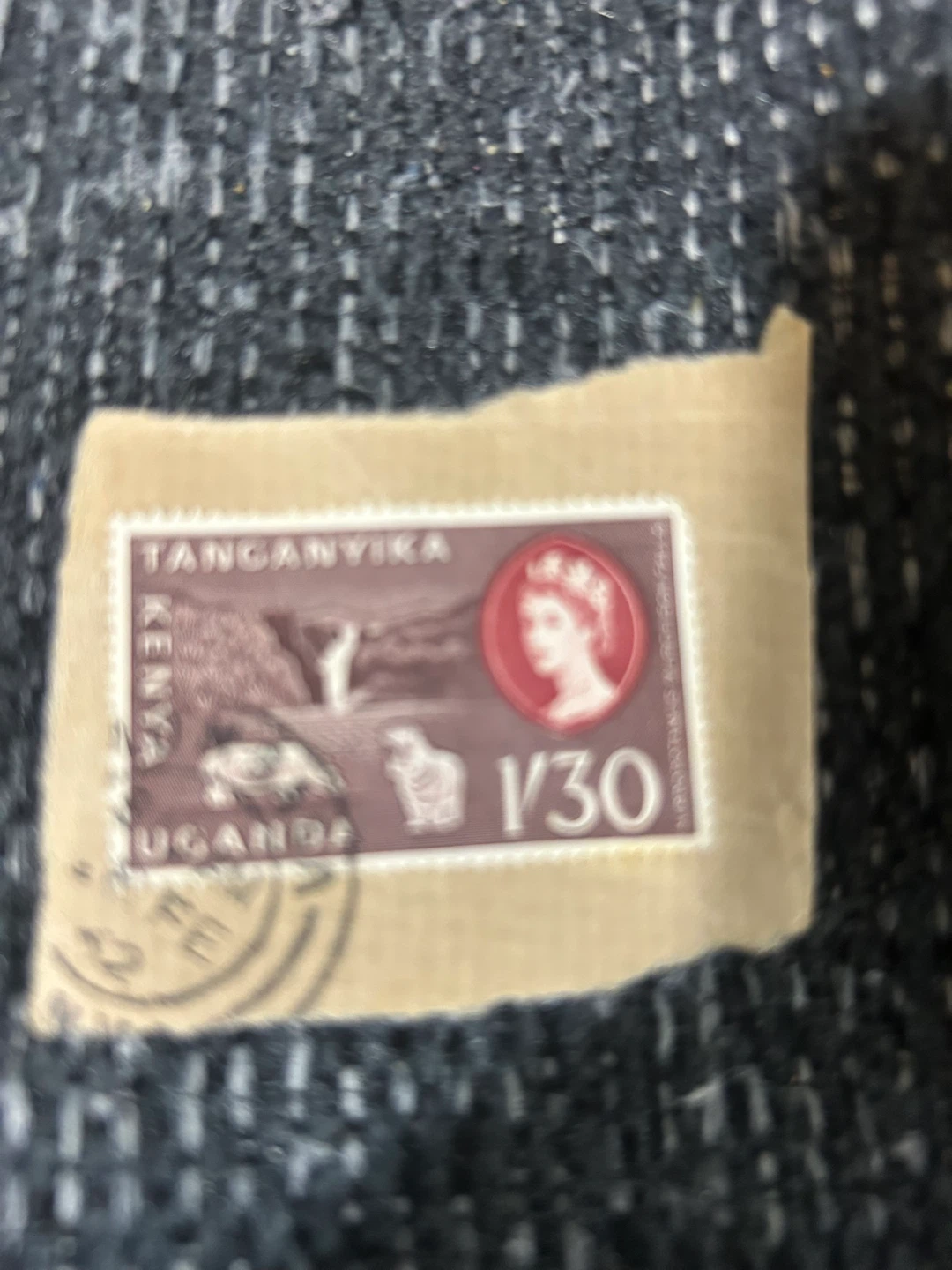 Tanganyika Stamp 1/30