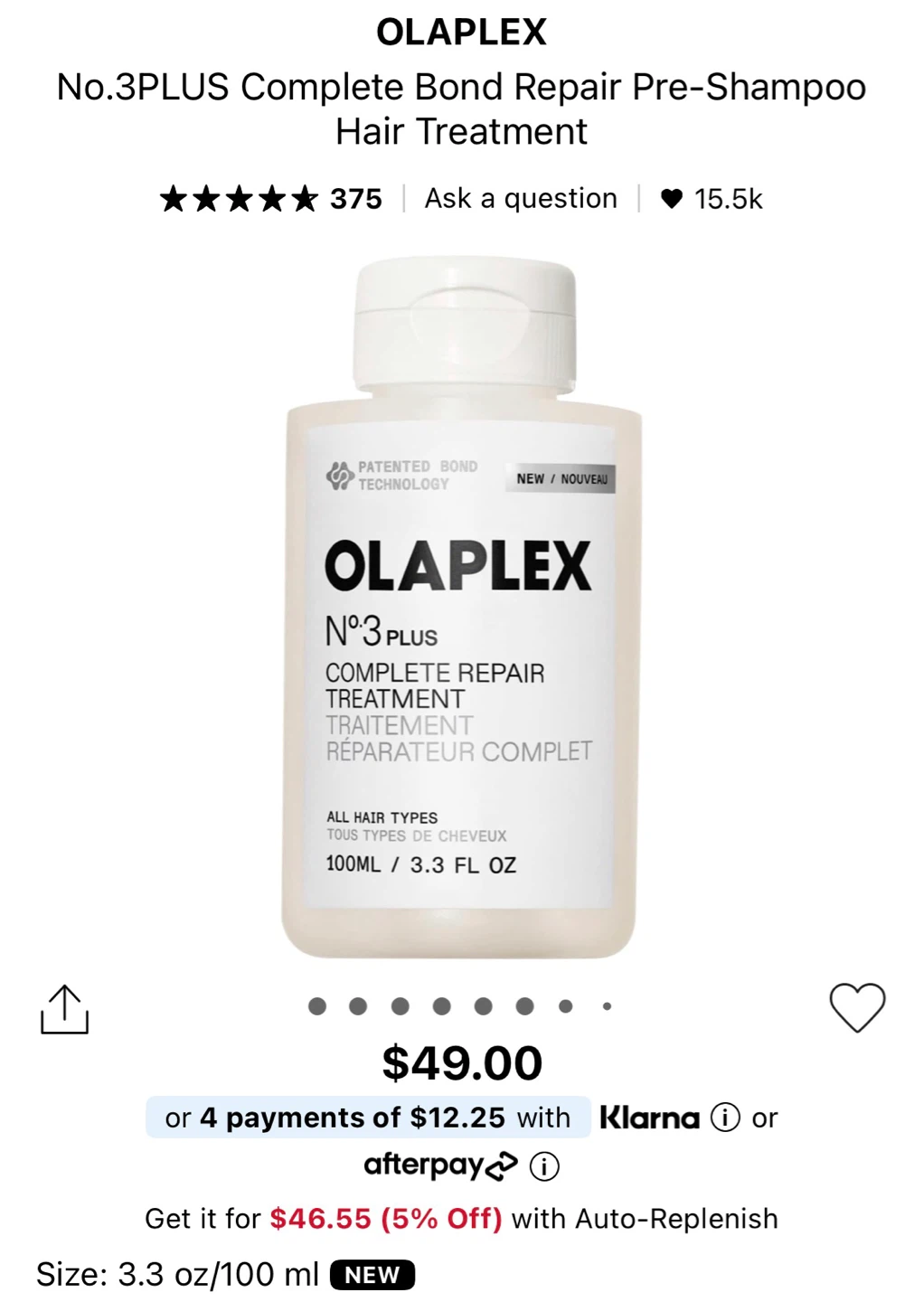 Olaplex No. 3 Plus Repair Treatment (brand new in box ) - photo 3