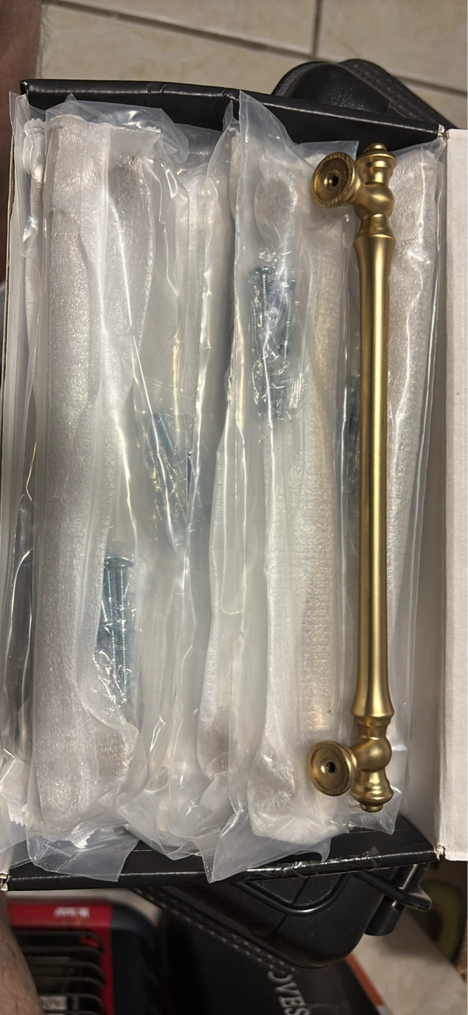 Brass Cabinet Drawer Pulls - Set of 6 - photo 4