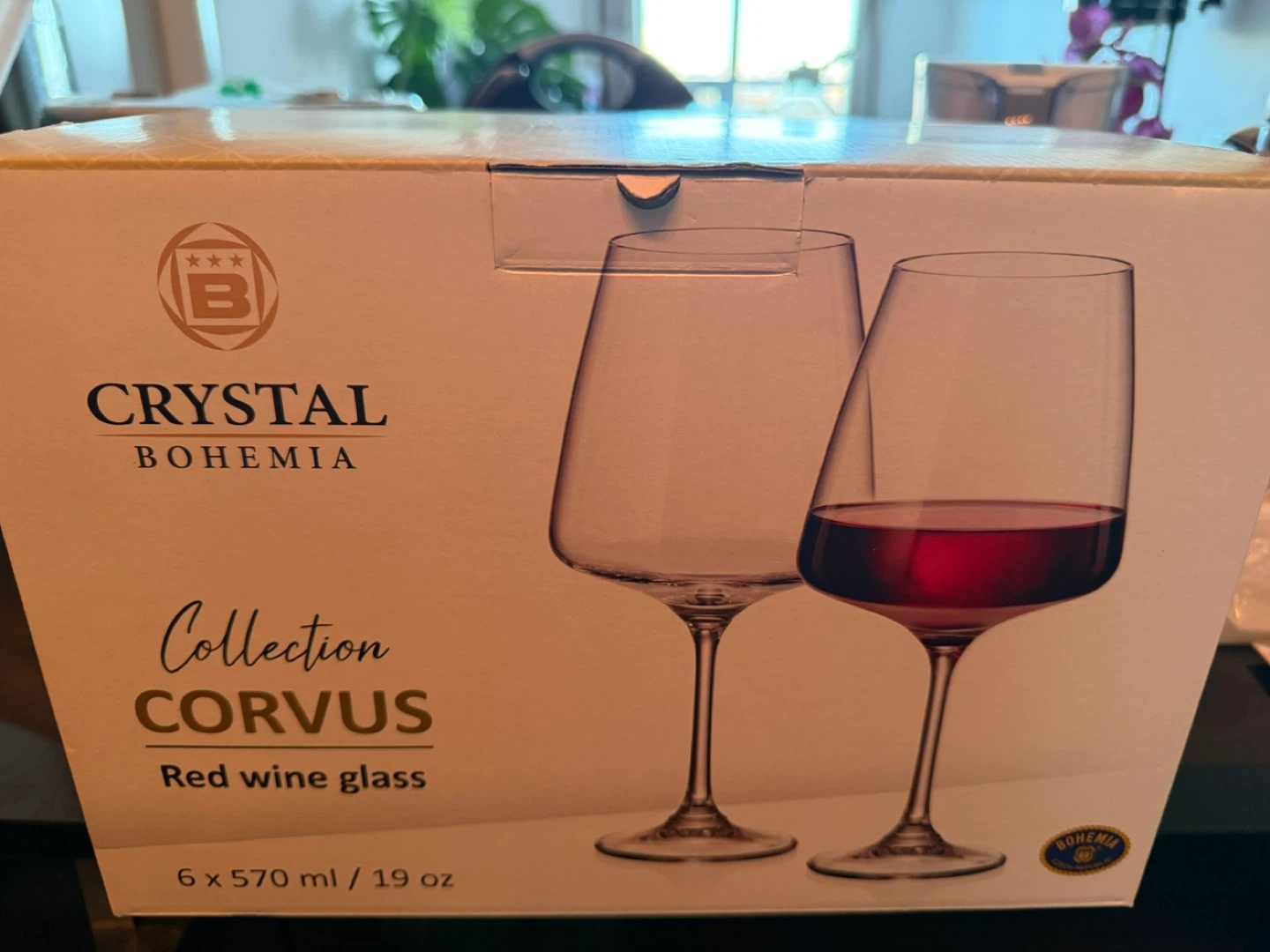 Bohemia Crystal Corvus Red Wine Glasses (Set of 4) - photo 2