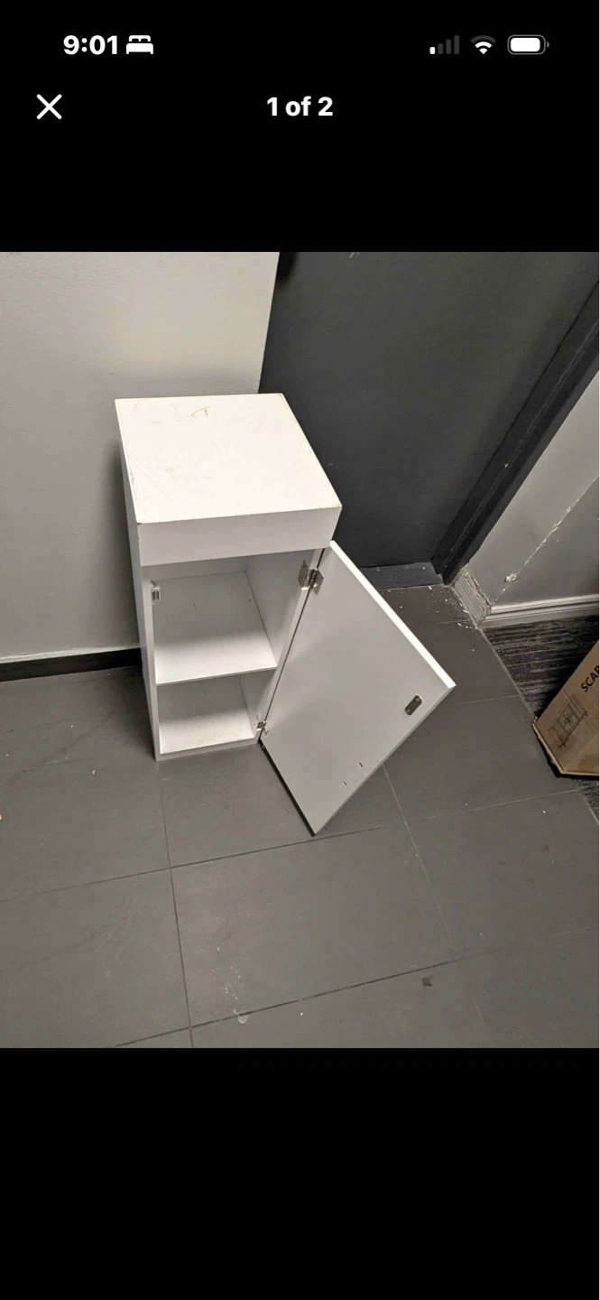White Storage Cabinet