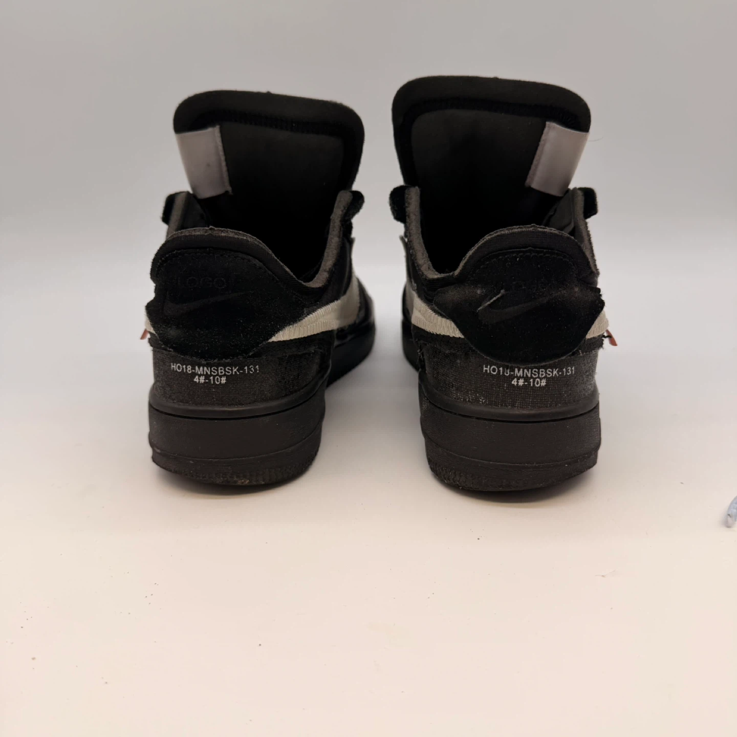 Nike Air Force 1 Off-White Black Low Size 10 - photo 3