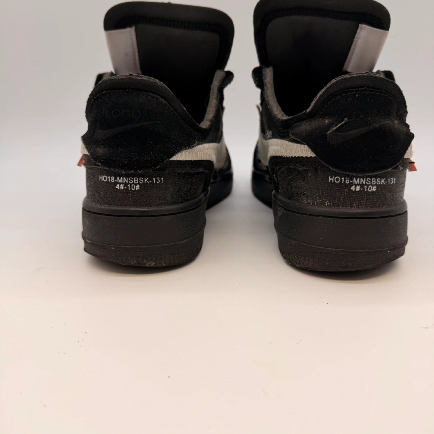 Nike Air Force 1 Off-White Black Low Size 10 - photo 4