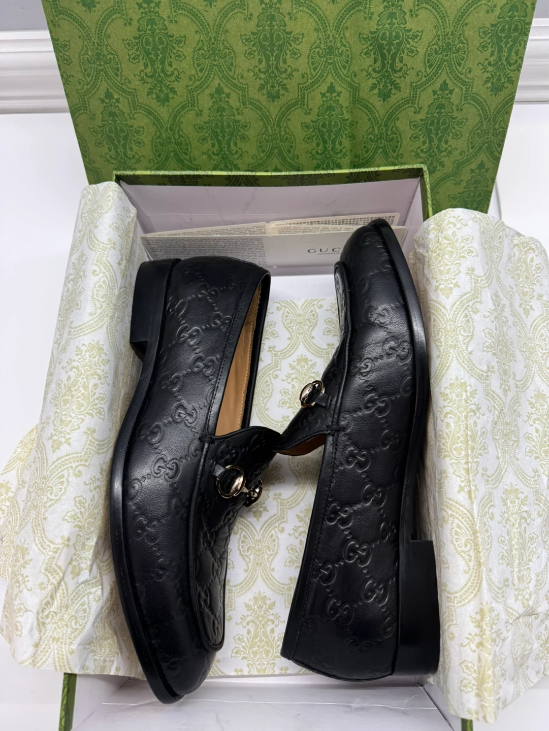 Gucci Black Leather Horsebit Loafers - photo 3