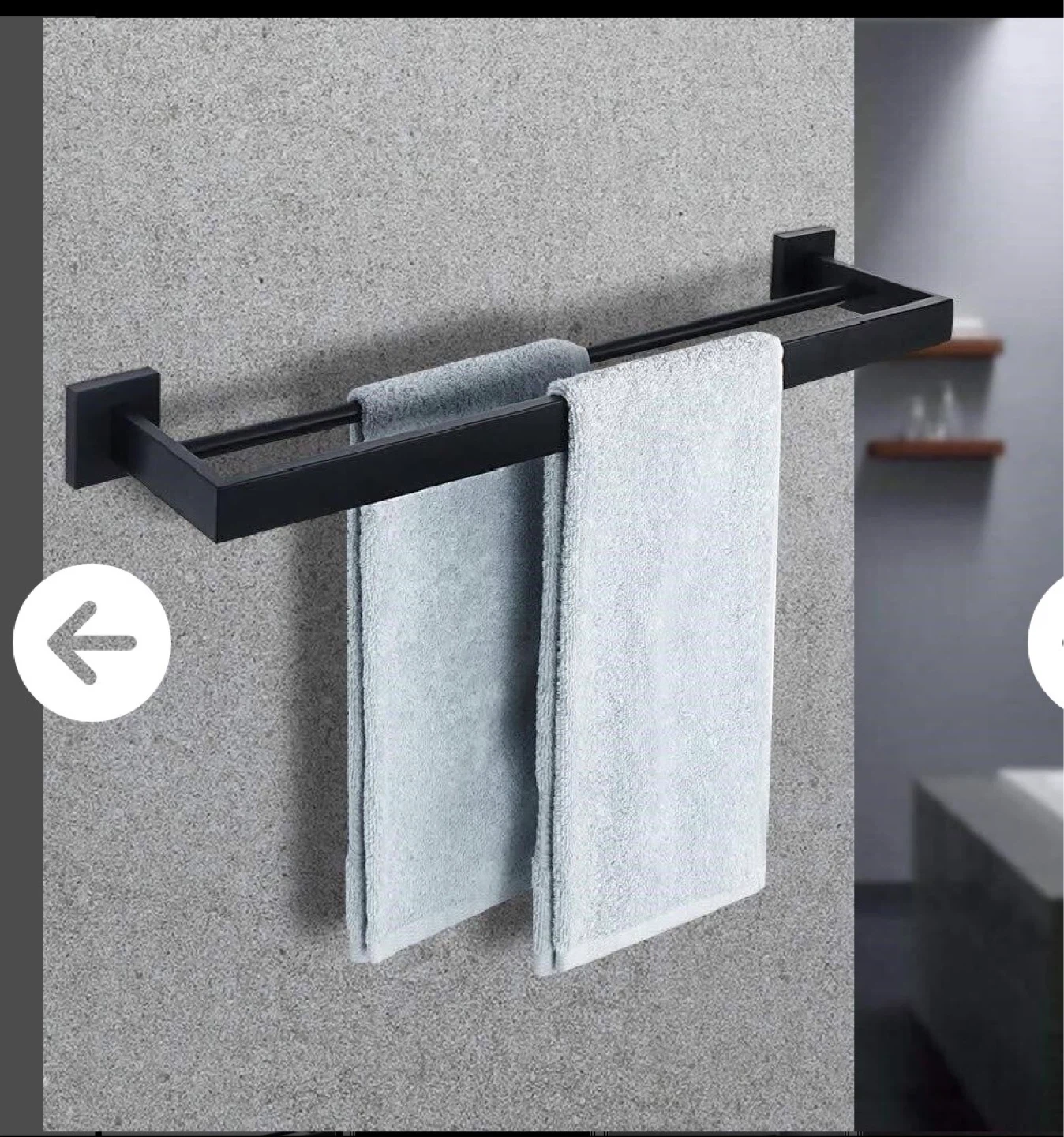 Alise Double Towel Bar - photo 3