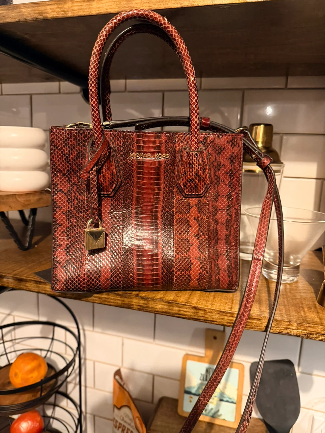 Michael Kors Snakeskin Handbag - photo 2
