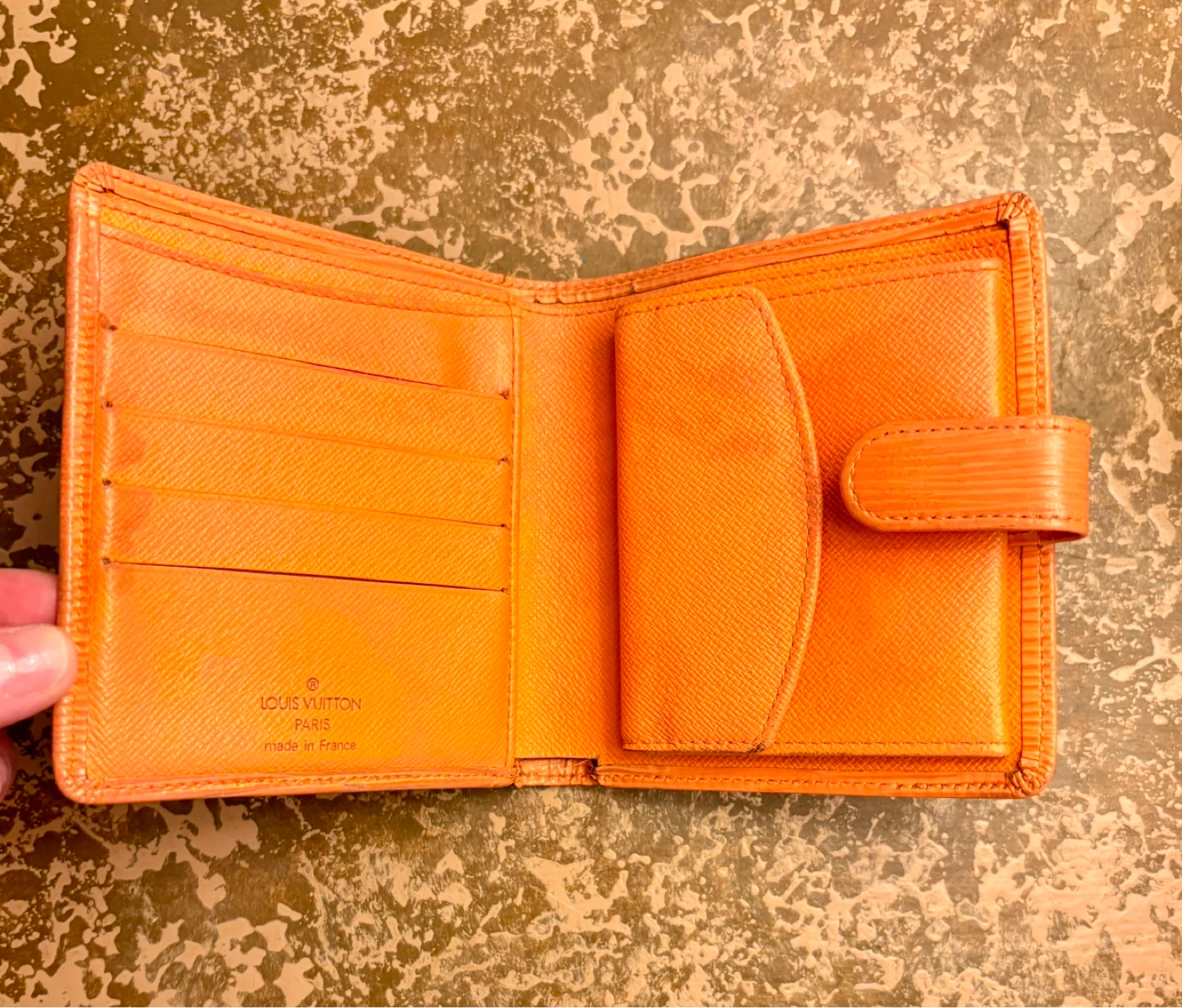 Louis Vuitton Epi Leather Agenda Cover PM Orange - photo 2