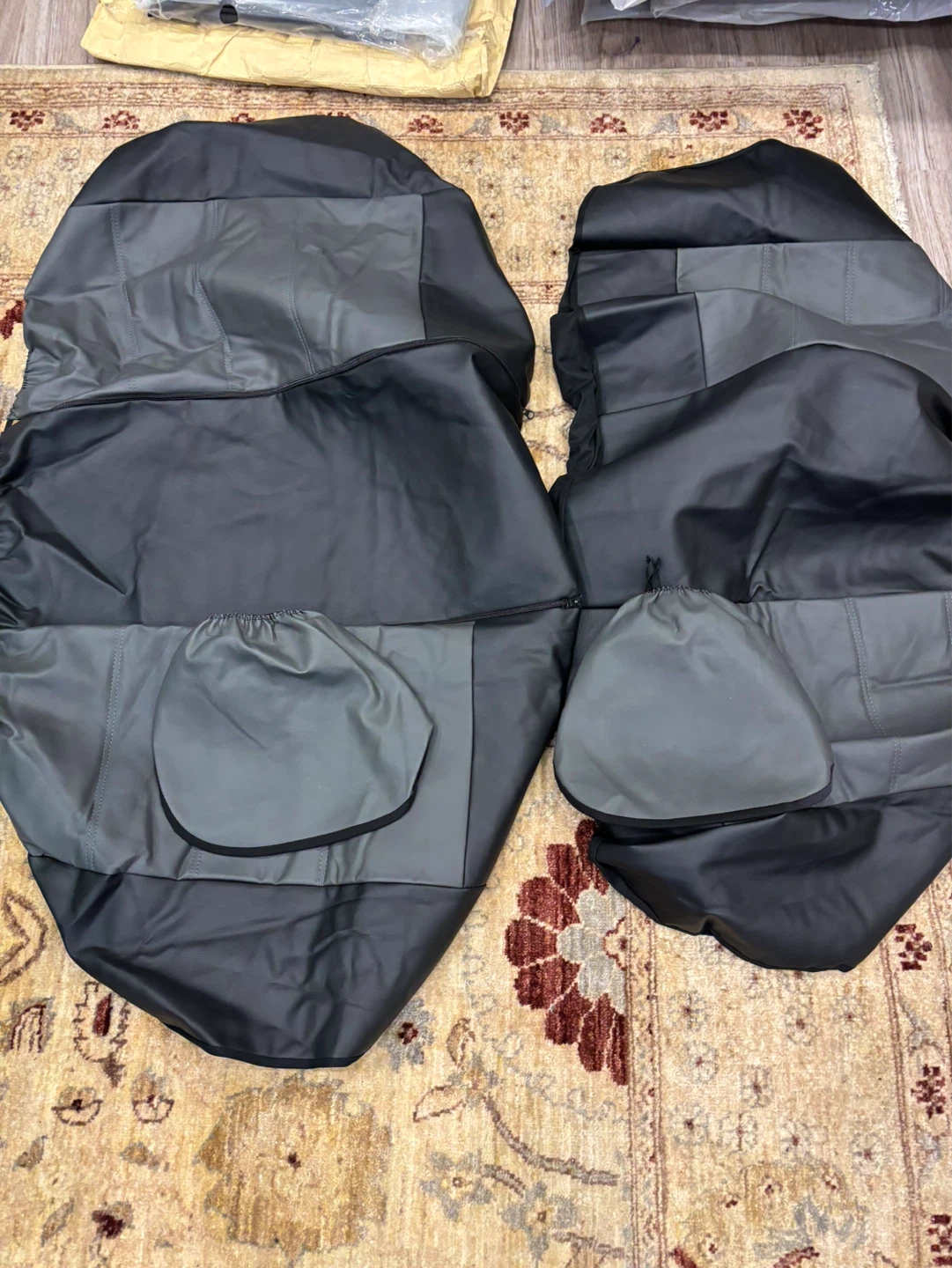 Car Seat Covers - Black and Grey - photo 2
