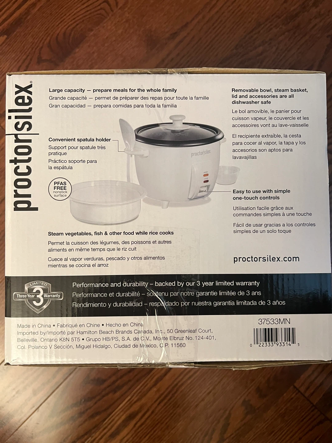 Proctor Silex 10 Cup Rice Cooker & Steamer - photo 2