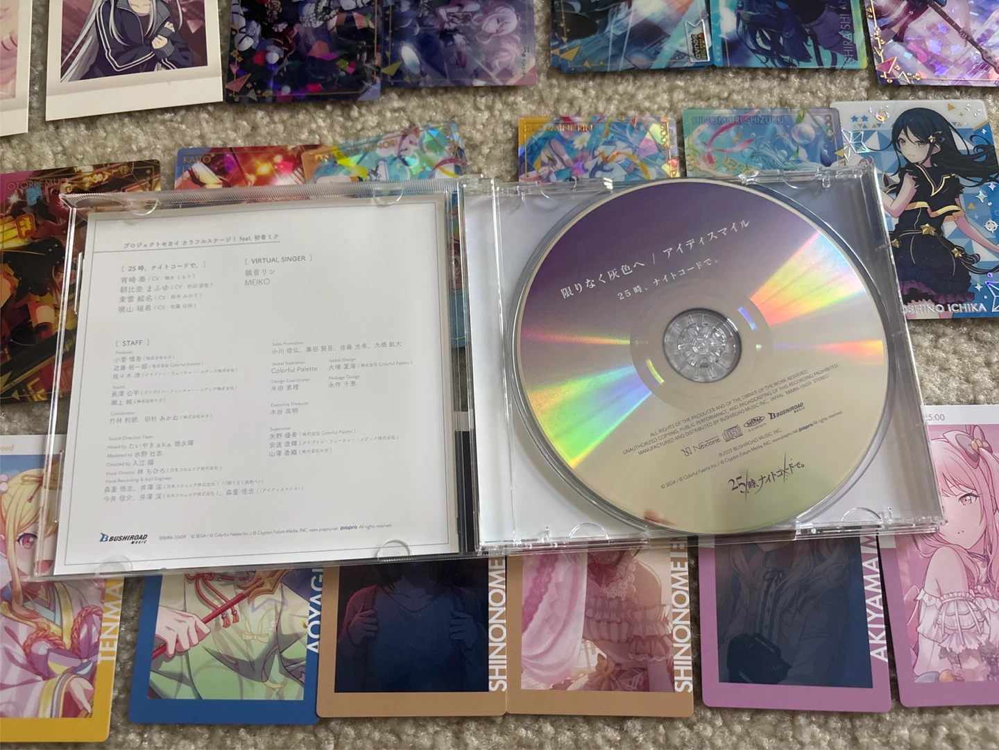 Project Sekai Miku CD & character Cards bundle