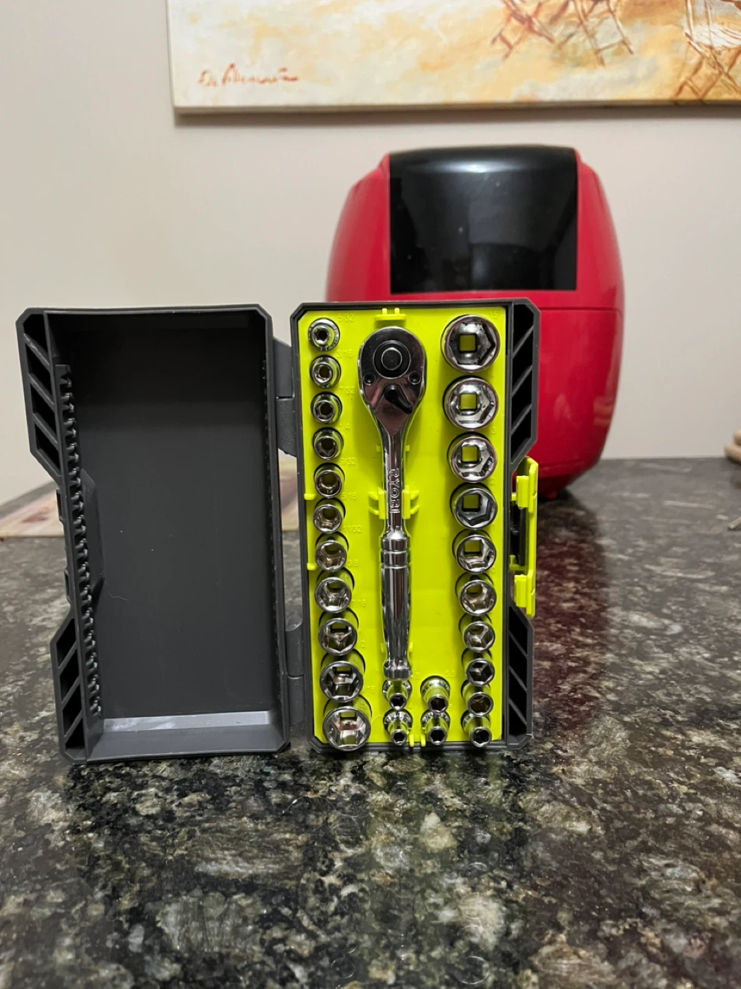 RYOBI Socket Set with Ratchet