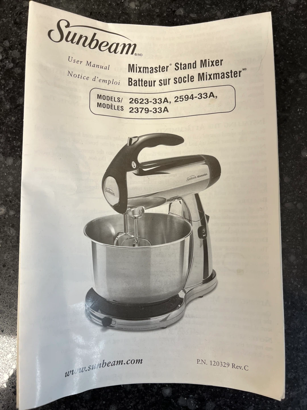 Sunbeam Mixmaster Stand Mixer - photo 3