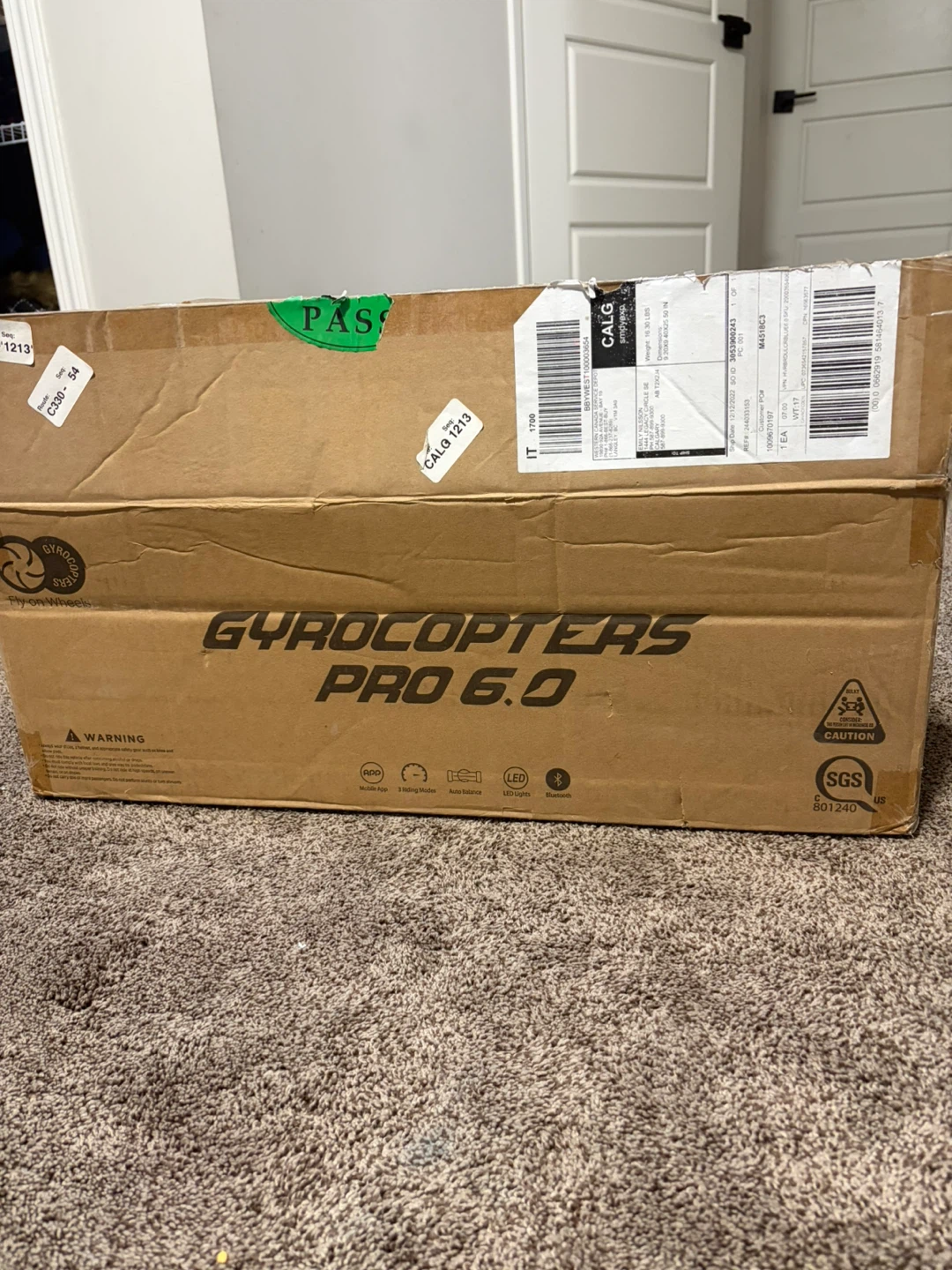 Gyrocoopters Pro 6.0 Self-balancing Scooter - Blue - photo 4