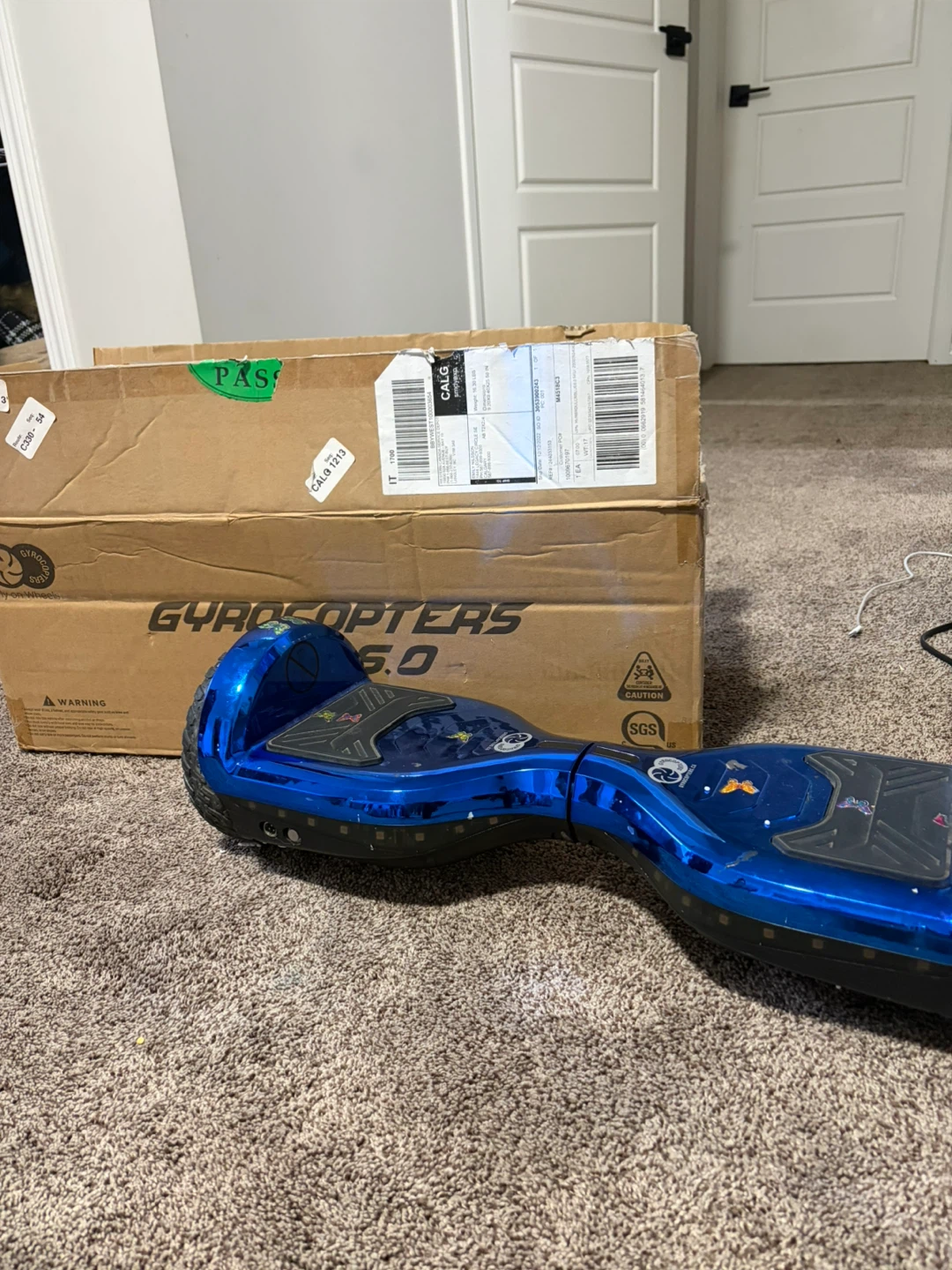 Gyrocoopters Pro 6.0 Self-balancing Scooter - Blue - photo 3