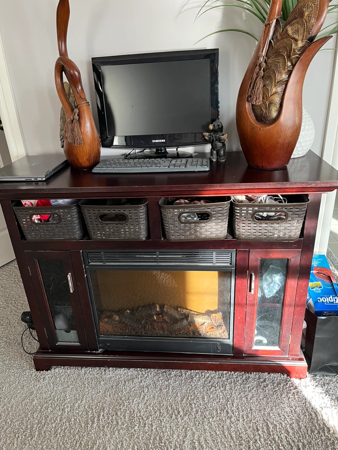 Electric Fireplace Entertainment Stand - photo 2