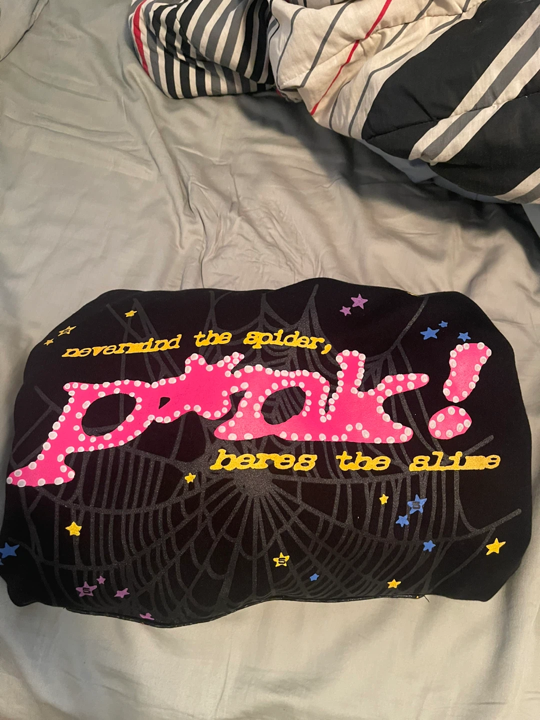 Pink Spider Hoodie - photo 2