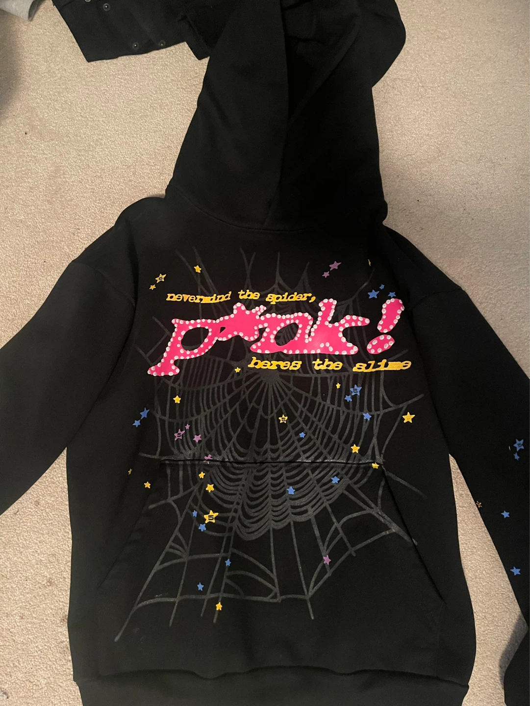 Pink Spider Hoodie