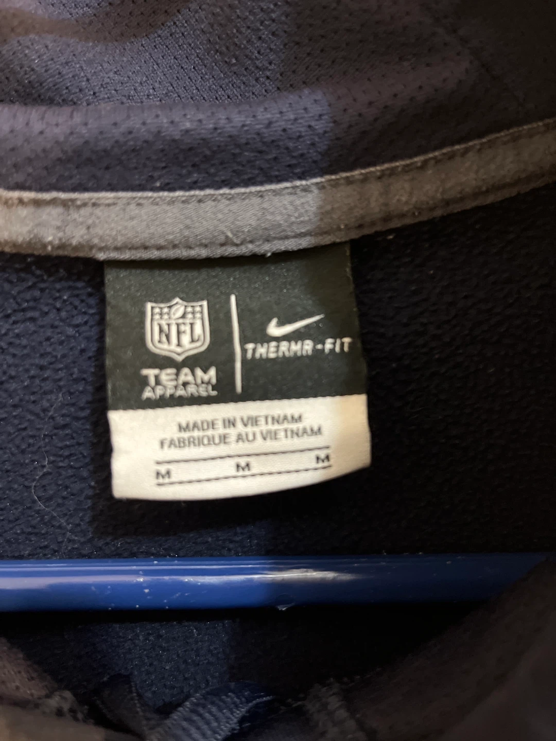Nike Chicago Bears Therma-FIT Hoodie NFL Team Apparel Size M - photo 3