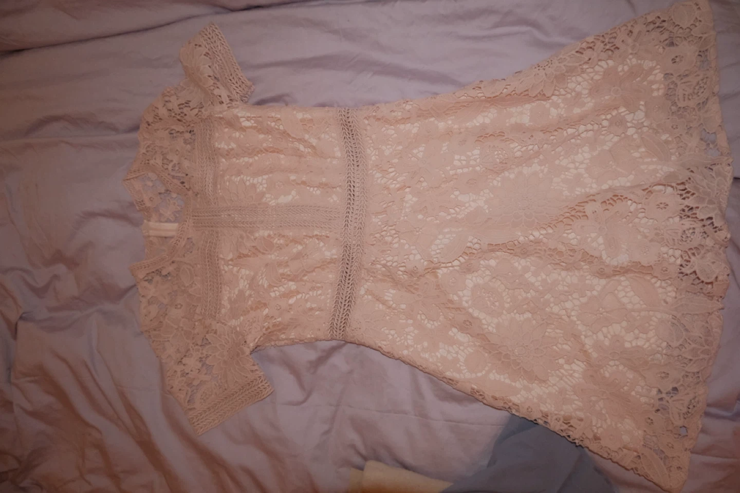 Pale Pink Lace Dress - photo 2