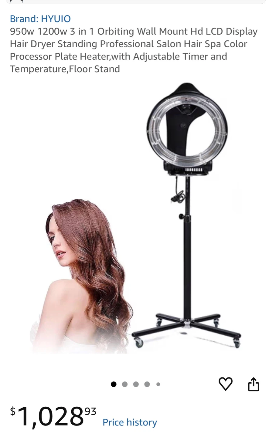 HYUIO 950w 1200w Standing Professional Hair Dryer