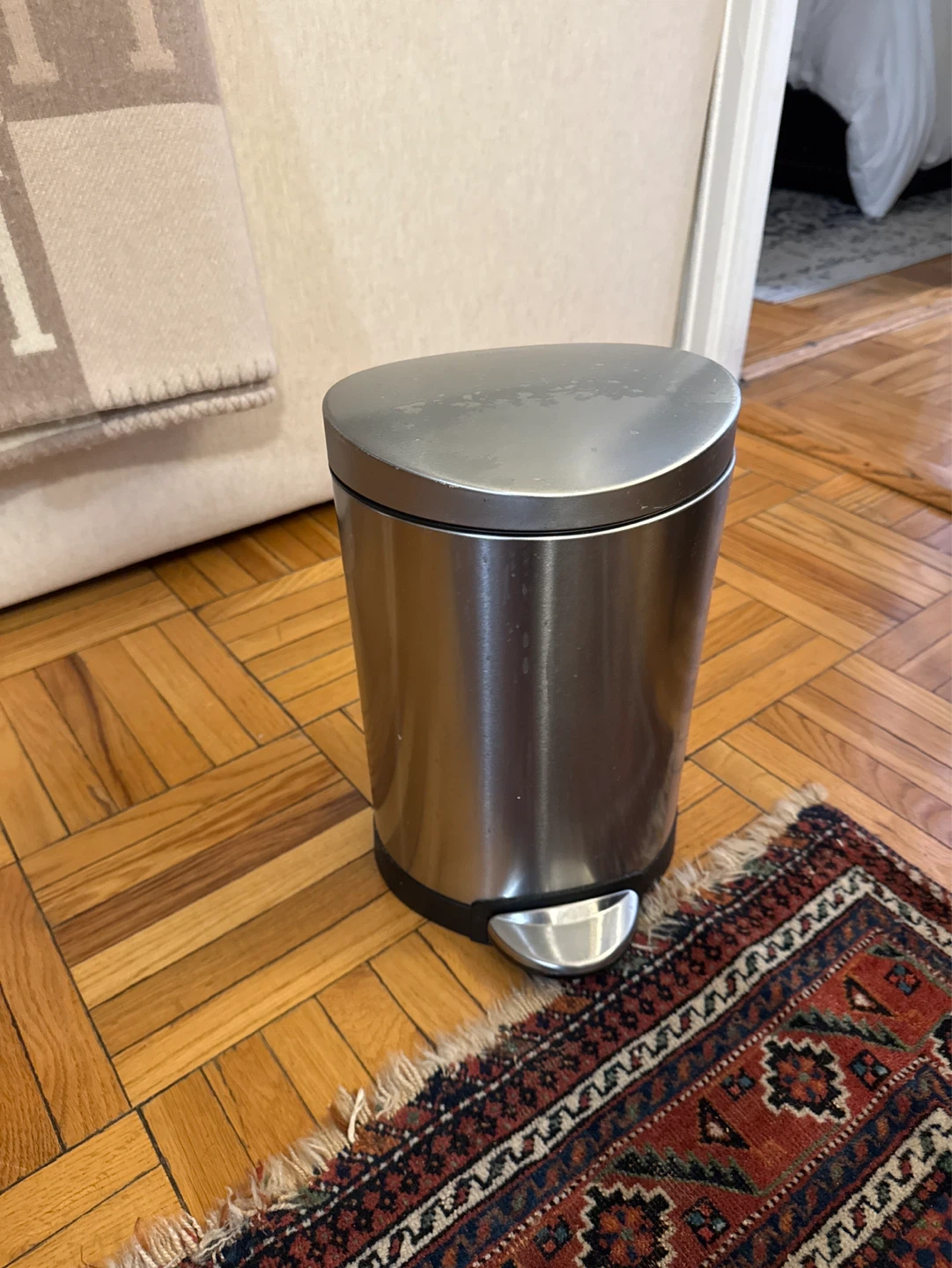 Stainless Steel Step Trash Can