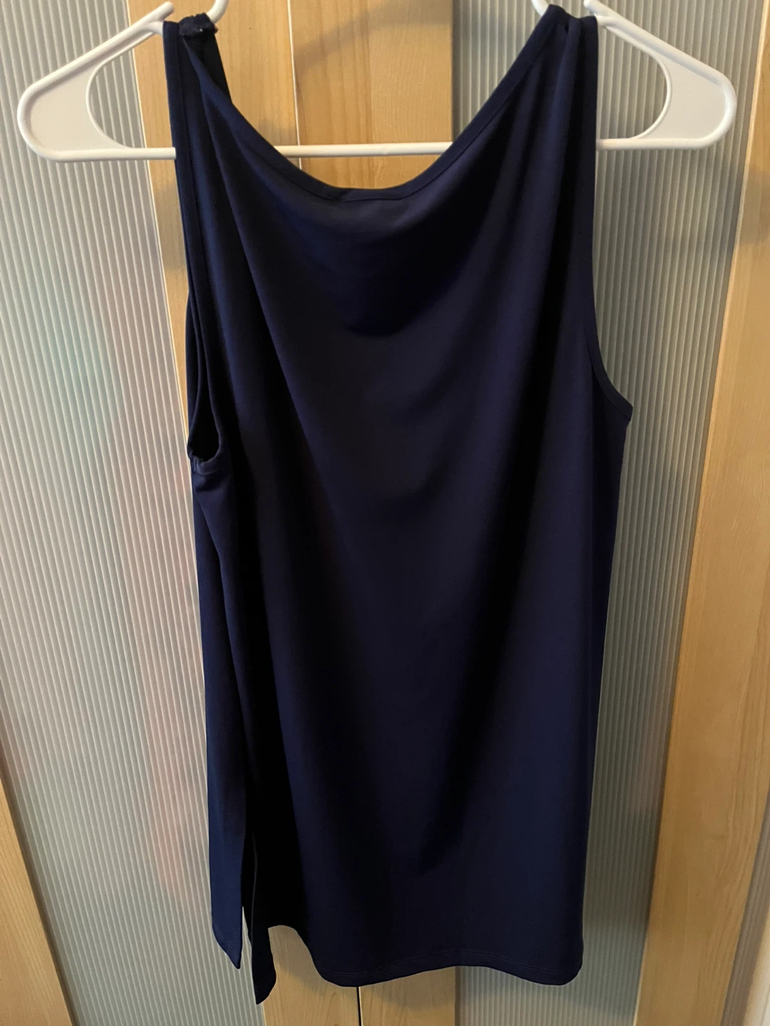Kim & Co. Navy Sleeveless Tank Top, Large - photo 4