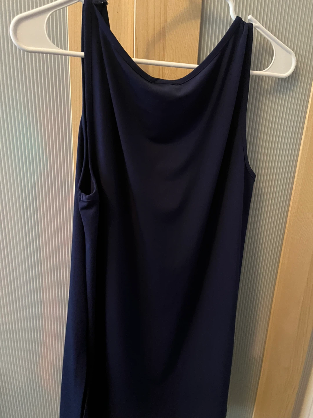 Kim & Co. Navy Sleeveless Tank Top, Large - photo 3