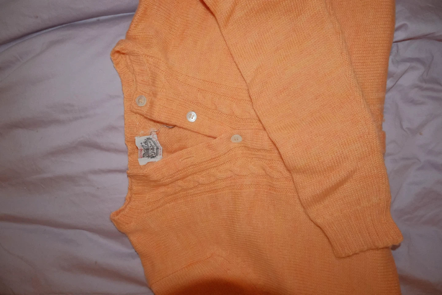 Orange Cardigan Sweater - photo 2