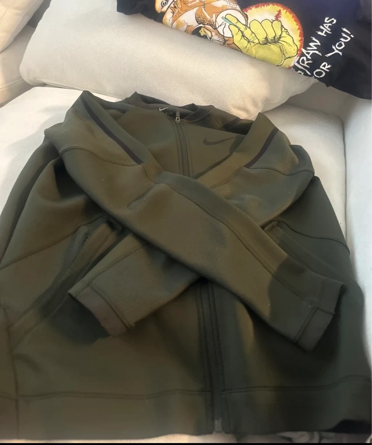 Nike Full Zip Hoodie Jacket Green