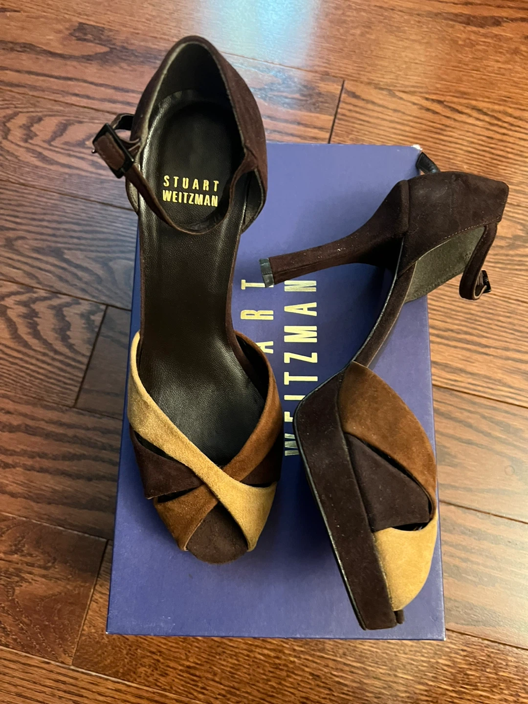 Stuart Weitzman Suede Platform Heels