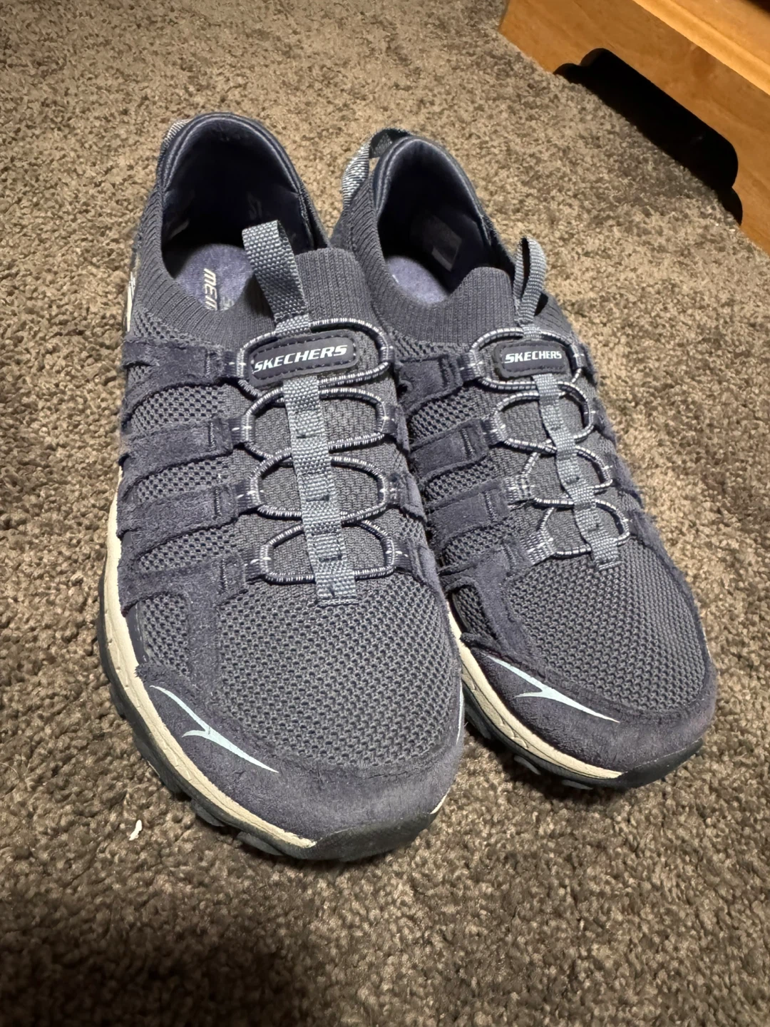 Skechers Women's Navy Blue Memory Foam Athletic Shoes Size 7 - photo 3