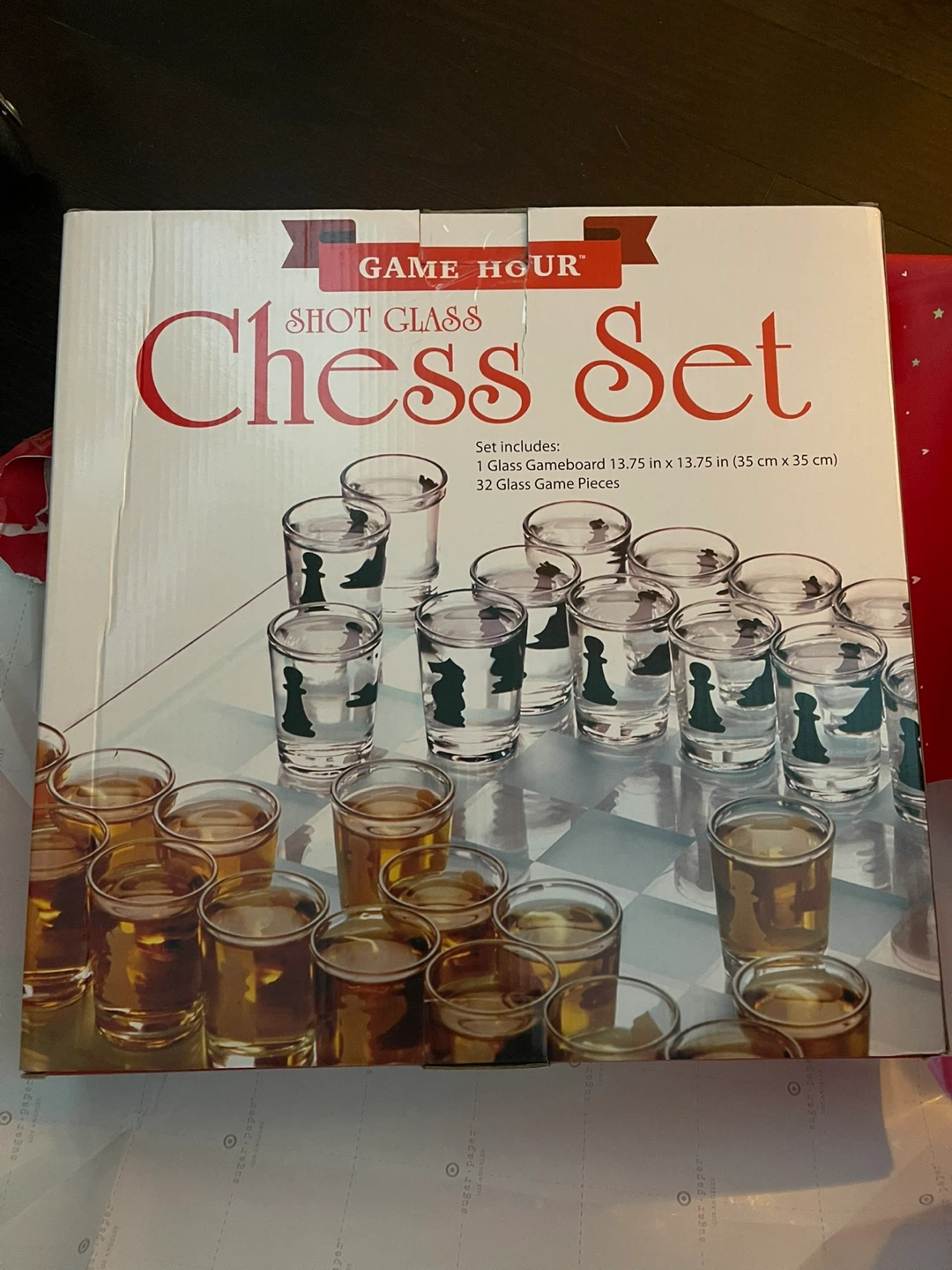 Game Hour Shot Glass Chess Set