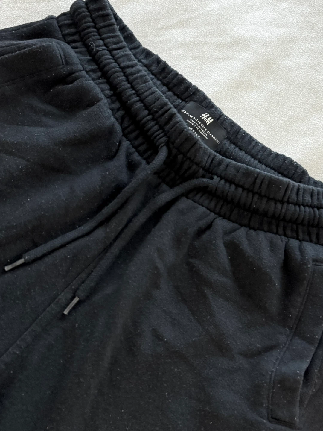H&M Black Sweat Shorts