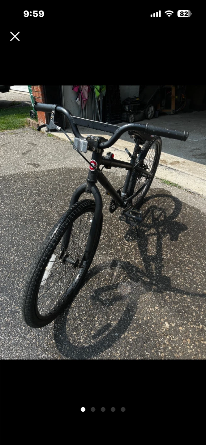 Black BMX Bike