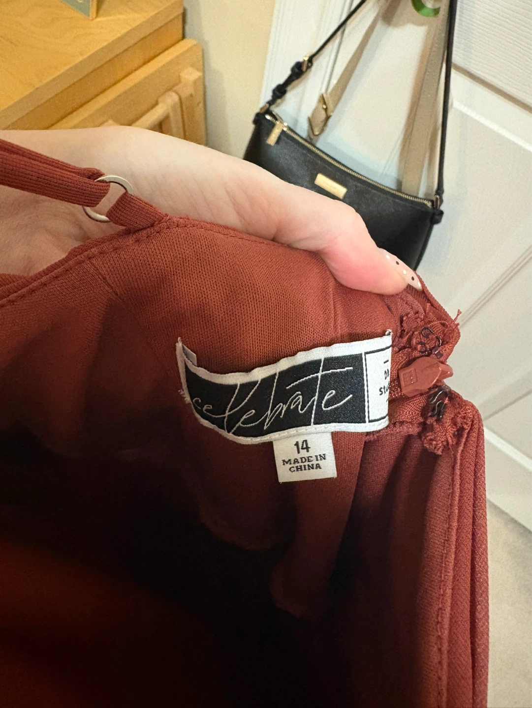 CELEBRATE Dress Size 14 Copper Colour - photo 3