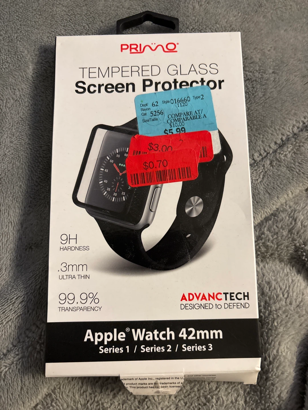 Tempered Glass Screen Protector Apple Watch 42mm Series 1/2/3