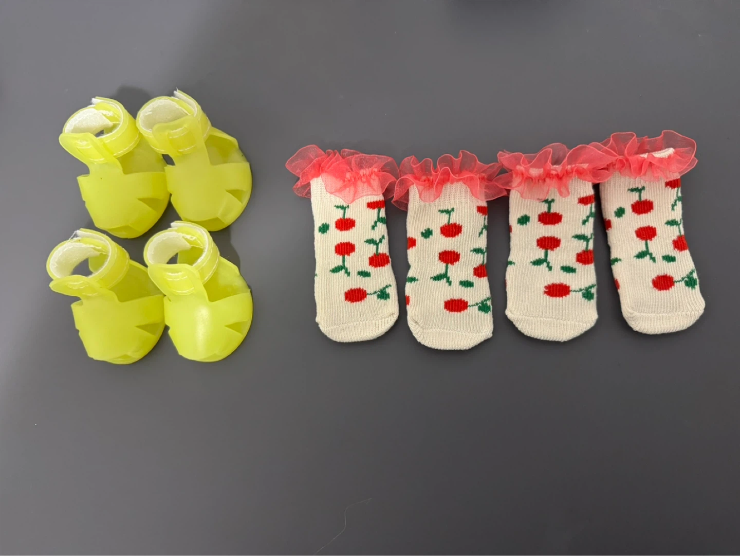 BN Jelly Shoes + Socks for Pups for Sale!!