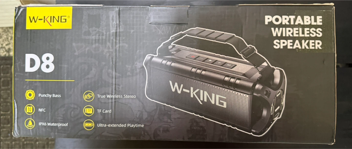 W-KING D8 Portable Wireless Speaker - photo 2