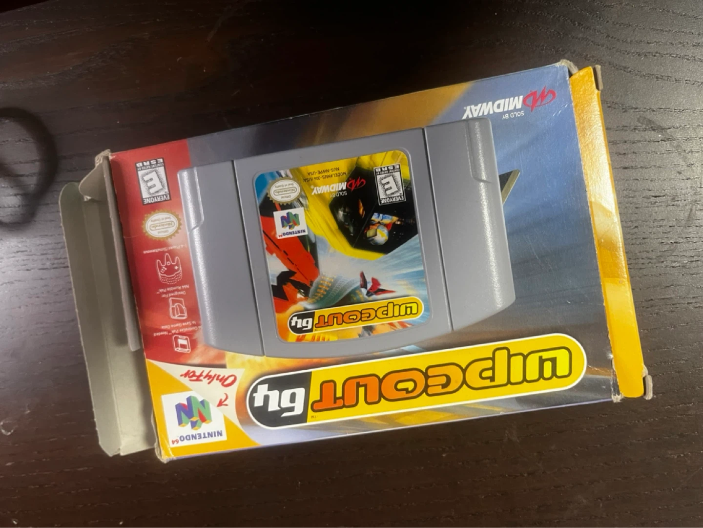 Wipeout 64 Nintendo 64 Game Cartridge and Box - photo 2