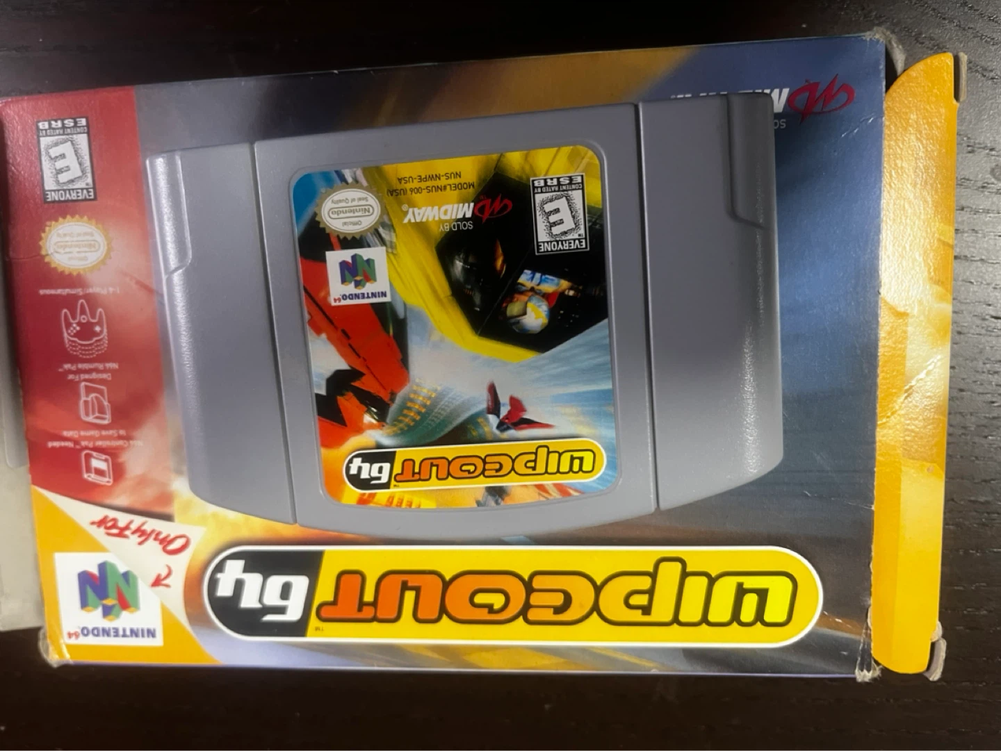 Wipeout 64 Nintendo 64 Game Cartridge and Box - photo 4